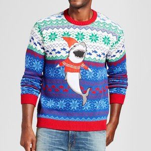 christmas shark sweater
